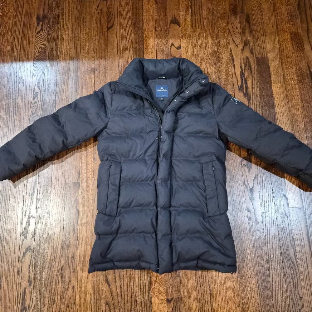 Brooks Brothers Quilted Down Long Puffer Coat